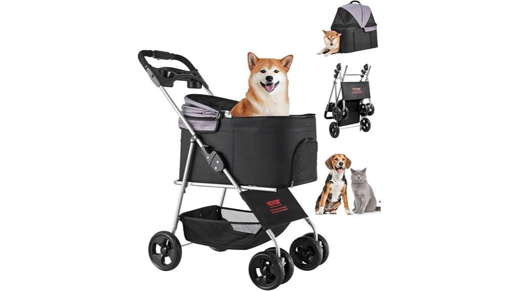 portable pet stroller carrier