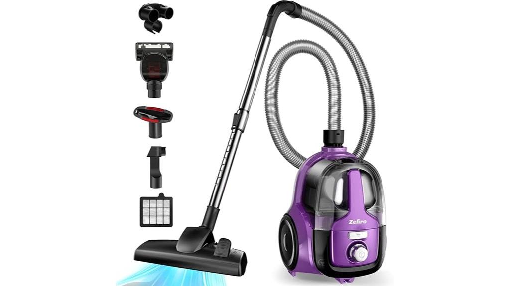 powerful bagless vacuum cleaner