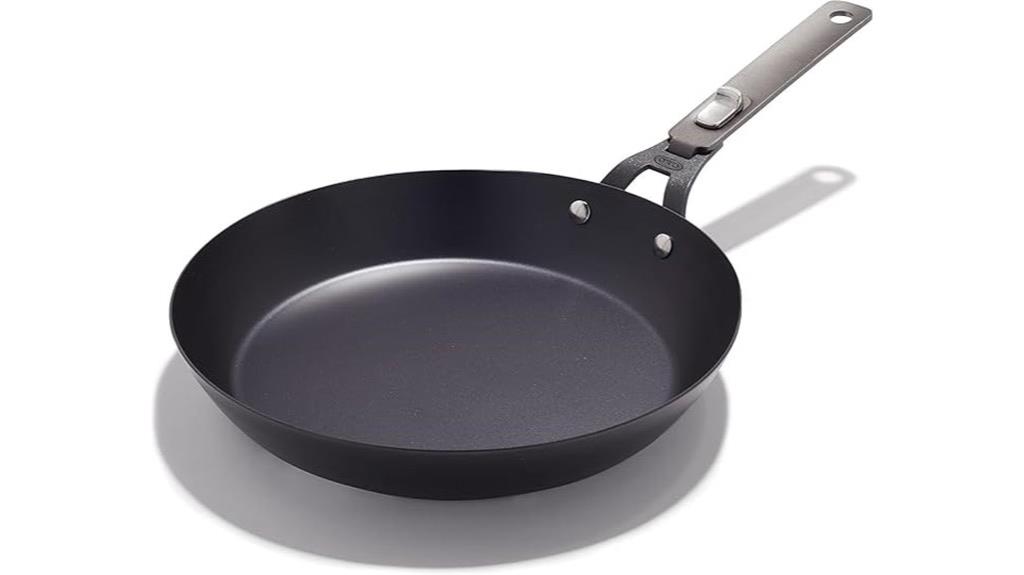 pre seasoned carbon steel frying pan