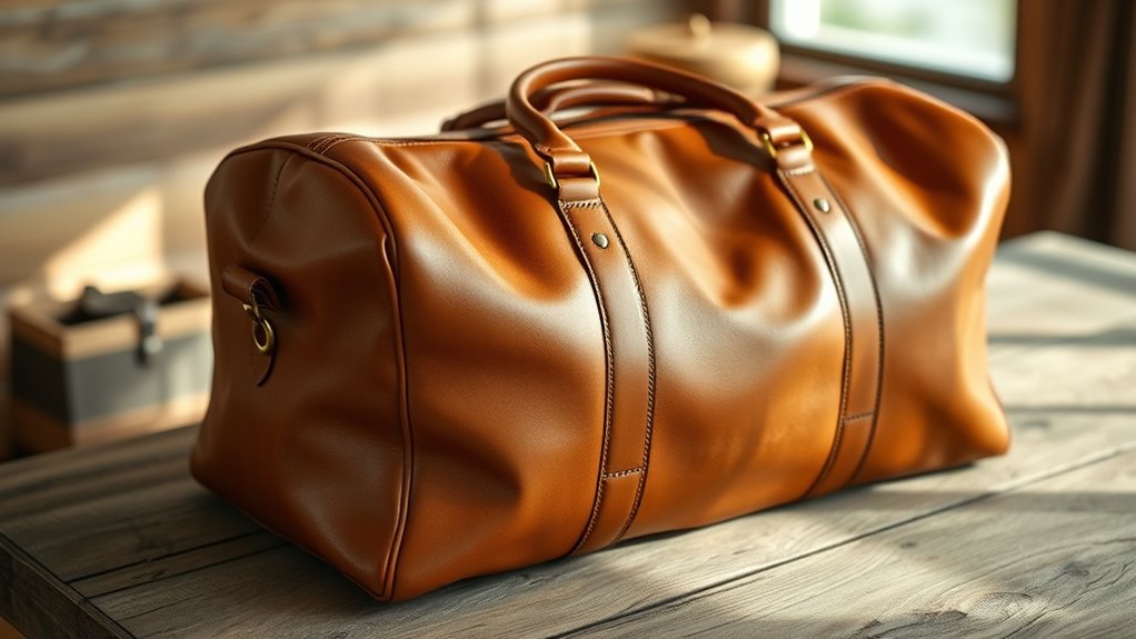 premium leather travel essentials