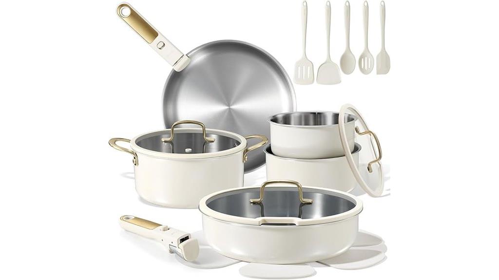 premium tri ply cookware set