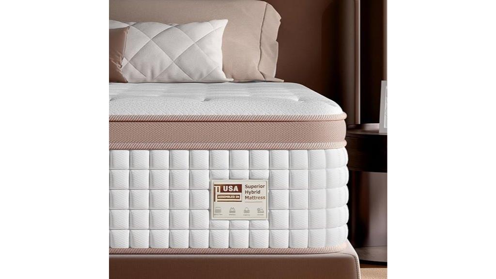 queen sized hybrid mattress