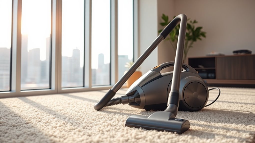 quiet powerful efficient cleaning