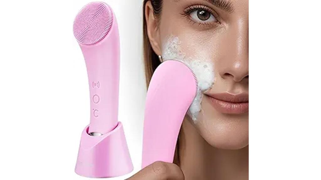 rechargeable silicone facial brush