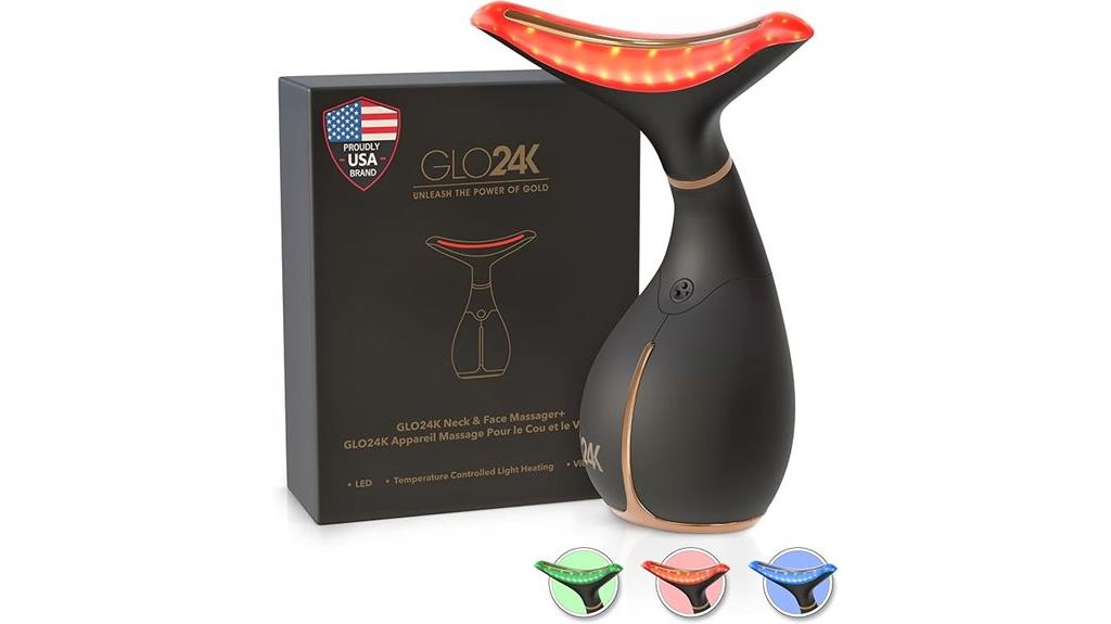 red light facial massager