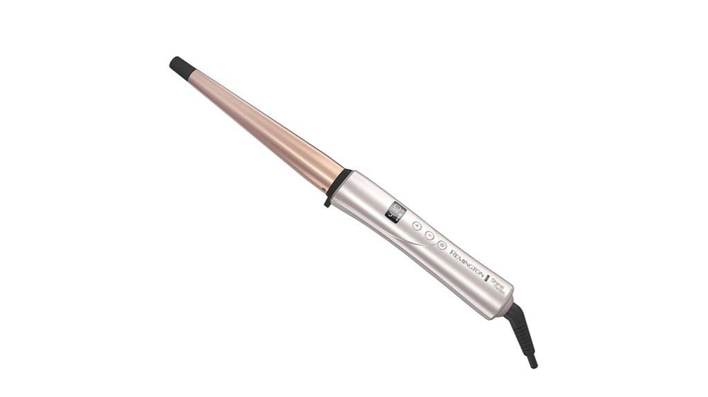 remington tapered curling wand