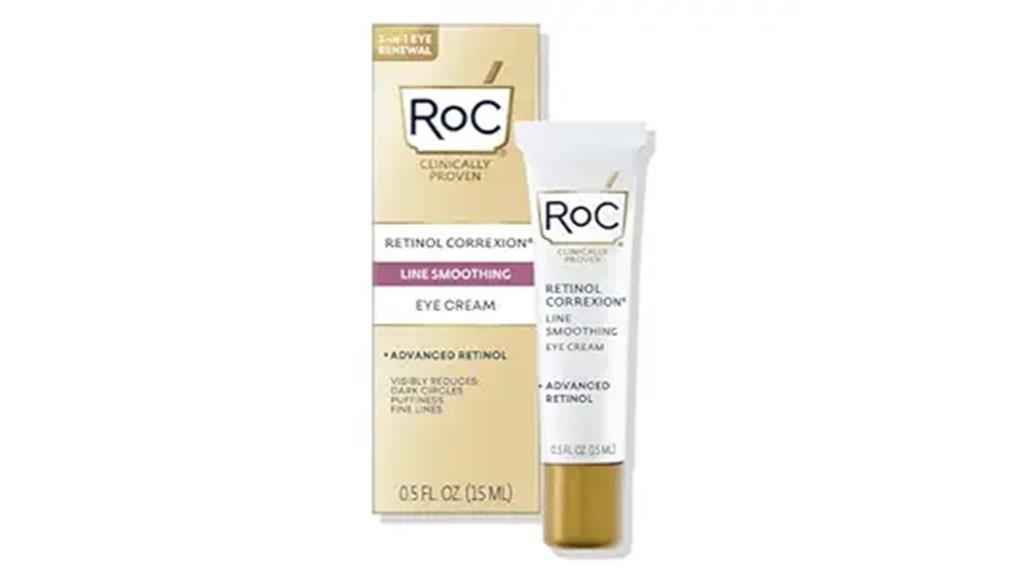 retinol eye cream treatment