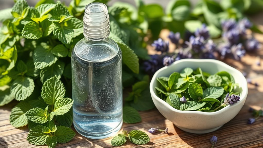 revitalizing peppermint hydrolat benefits