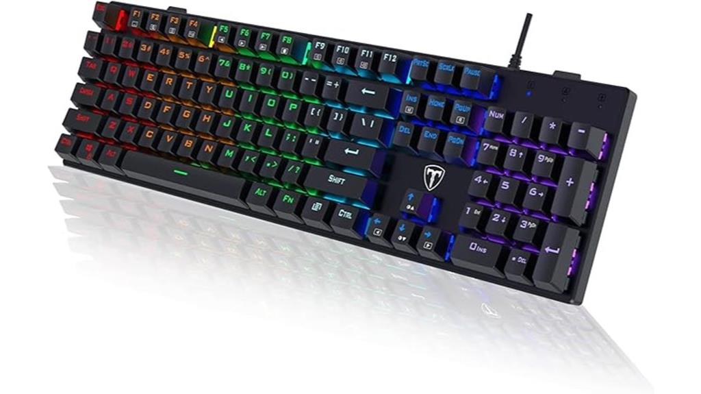 rgb backlit mechanical keyboard