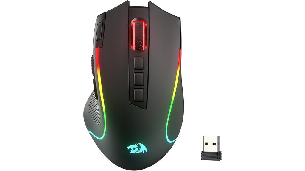 rgb gaming mouse with 8000 dpi