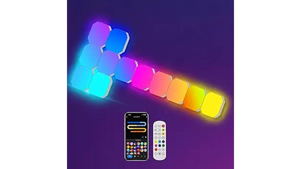 rgb hexagon led panels