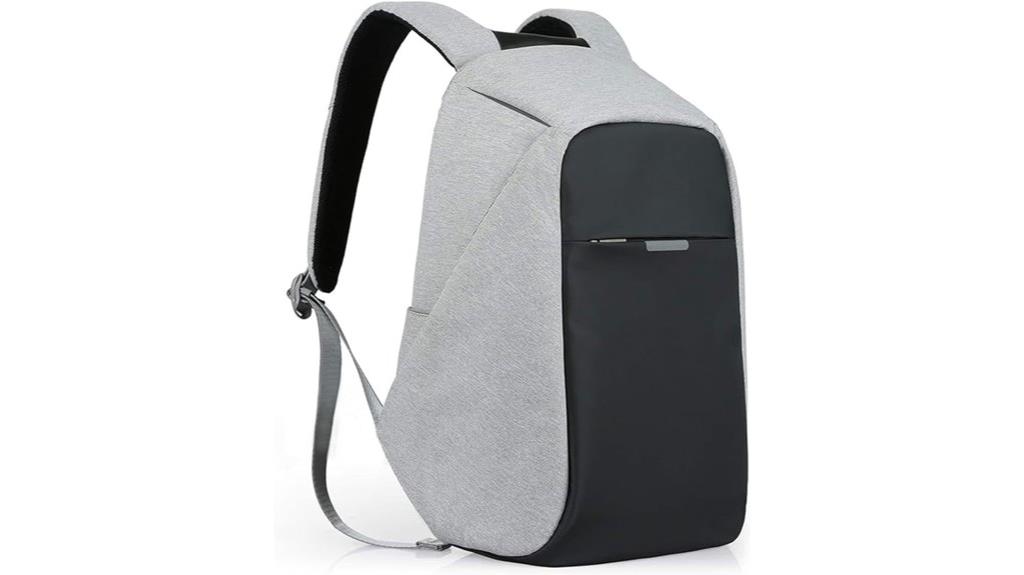 secure backpack with usb