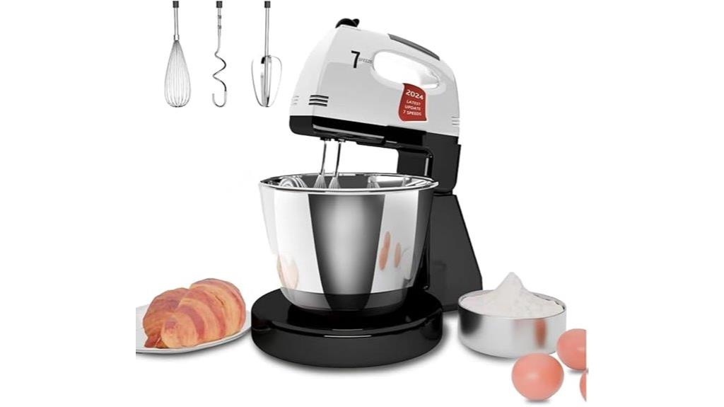 seven speed stainless bowl