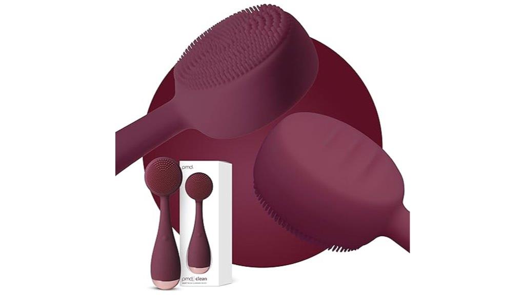 silicone facial cleansing device