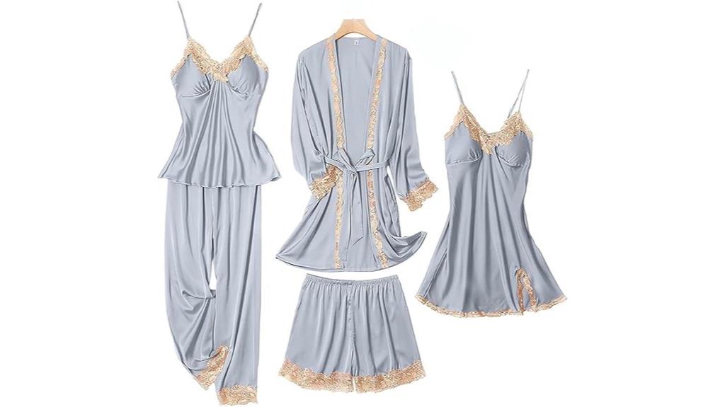 silk pajama set collection