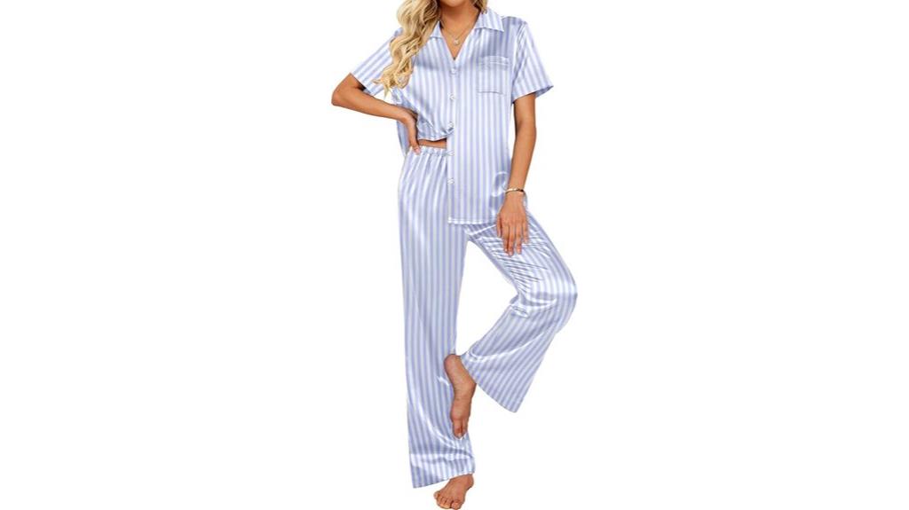 silk women s pajama set