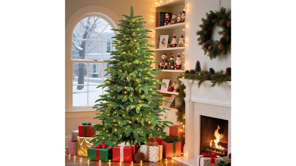 six and a half foot decorated