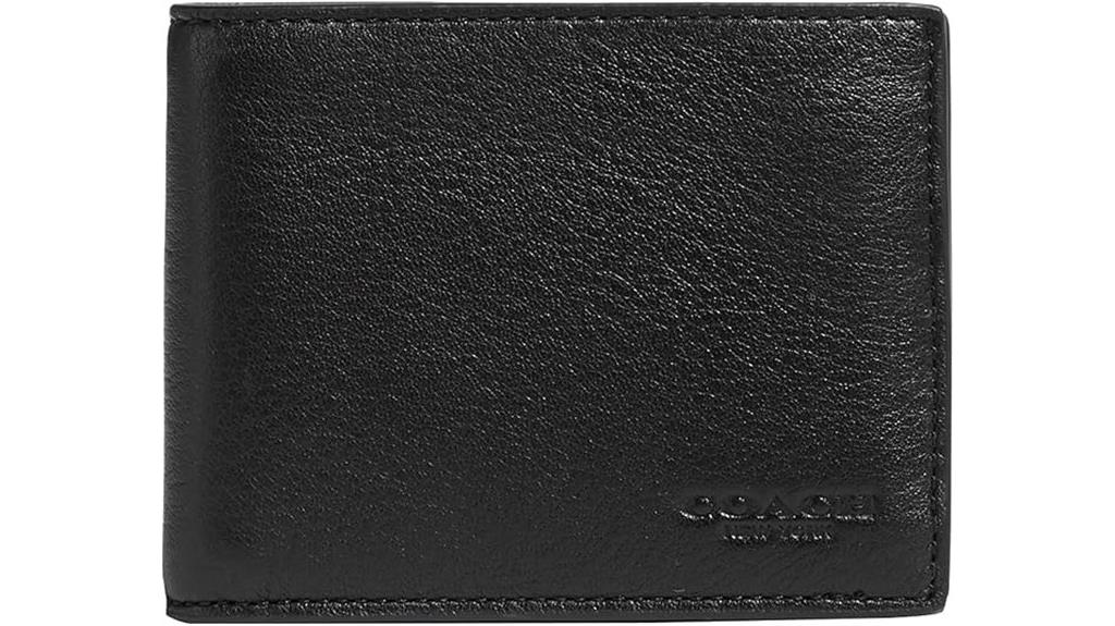slim black bifold coach