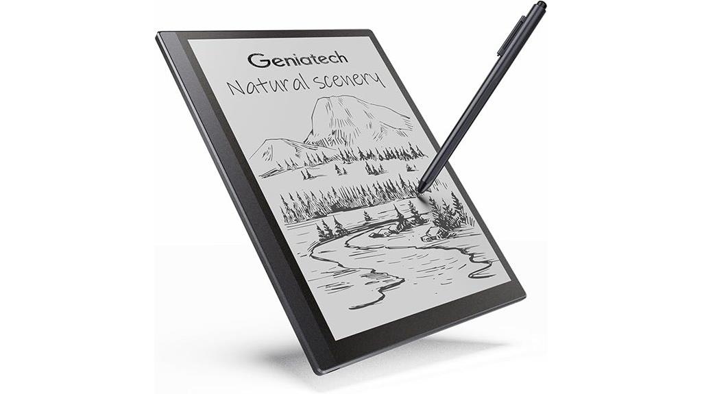 slim e ink notebook