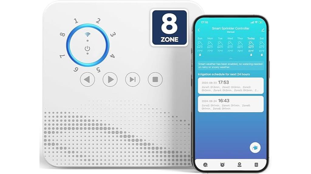 smart 8 zone wifi controller