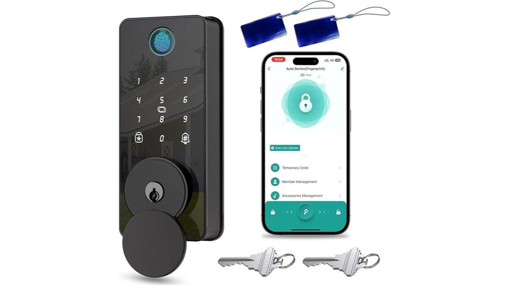 smart keypad app controlled lock