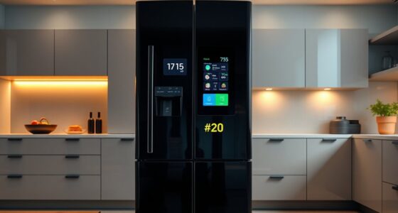smart touchscreen fridge options