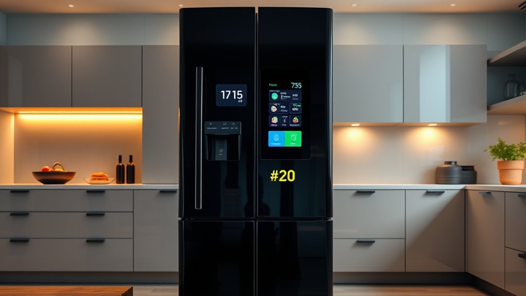 smart touchscreen fridge options