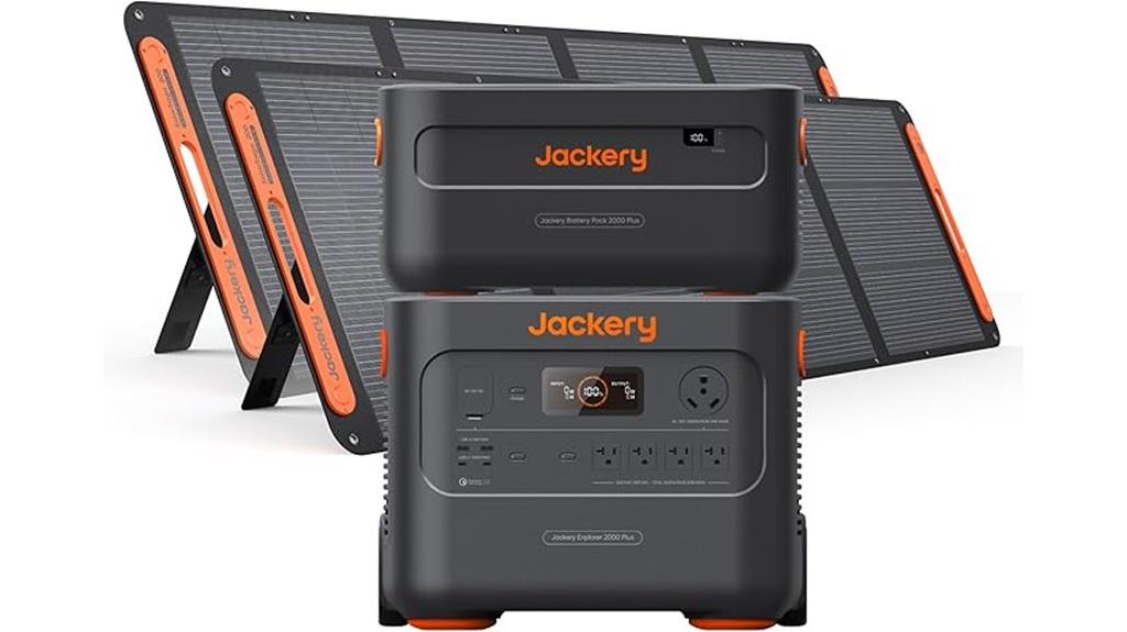 solar generator with expandable battery