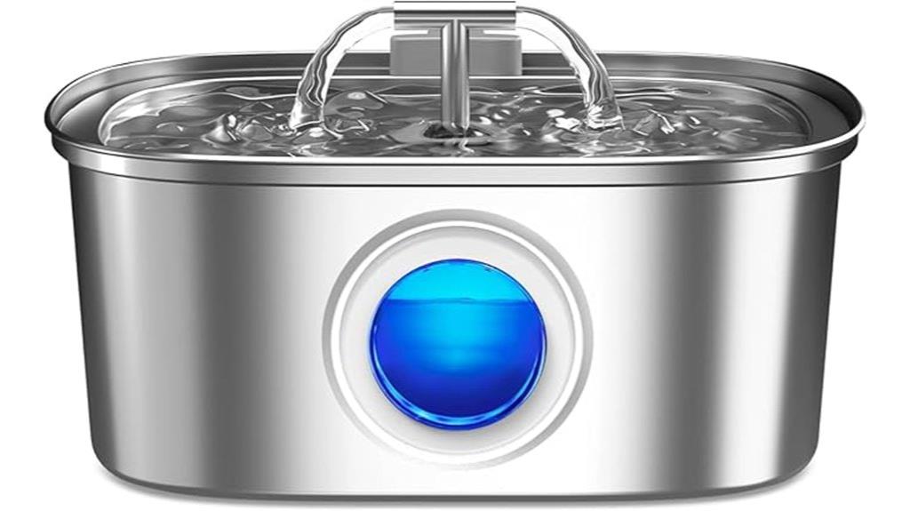 stainless steel cat fountain