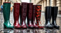 stylish durable rain boots