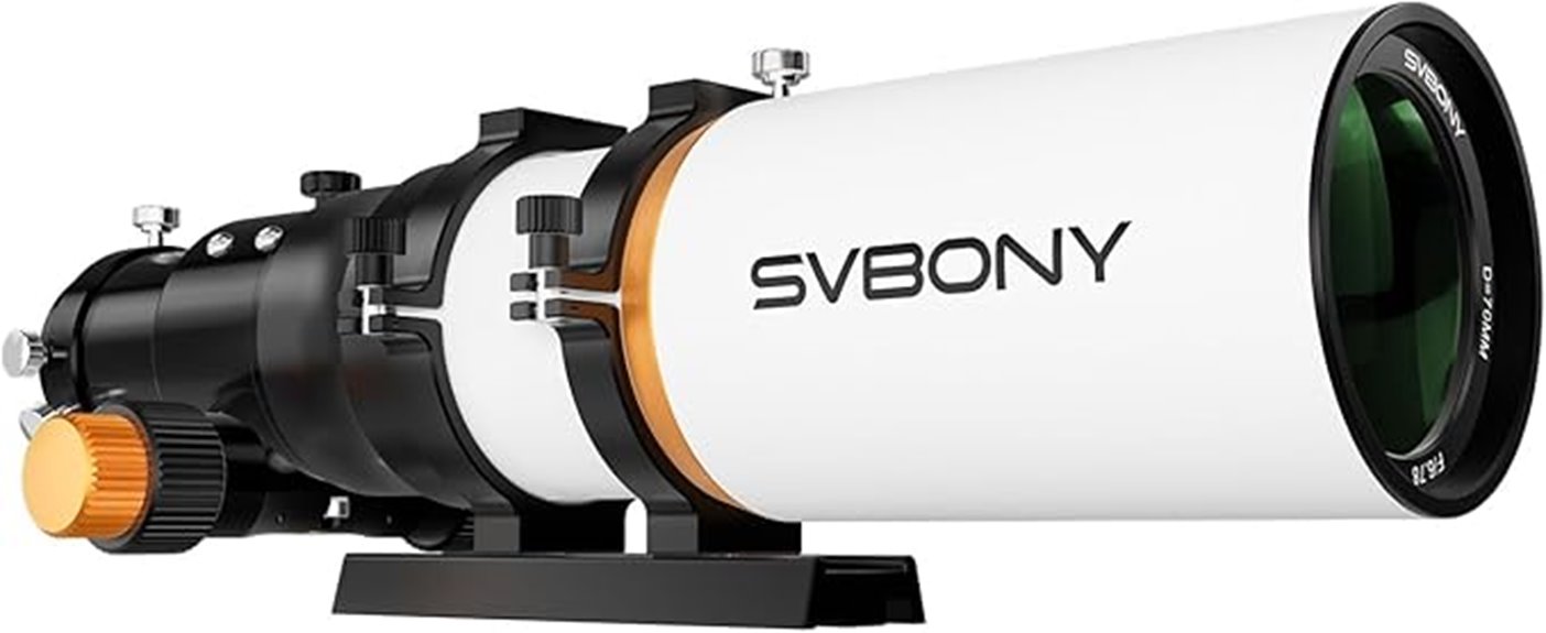 svbony sv503 refractor with flattener
