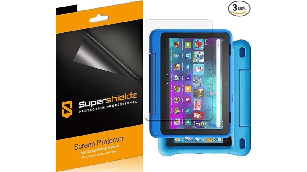 three pack fire hd 8 kids protectors