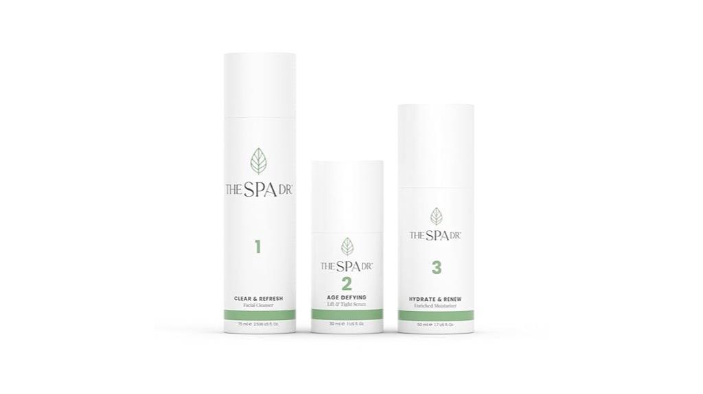 three step anti aging skincare