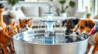 top automatic pet water fountains