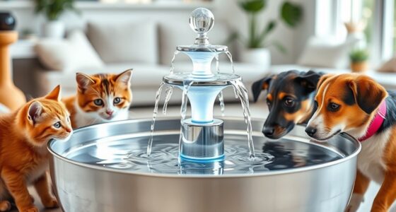 top automatic pet water fountains