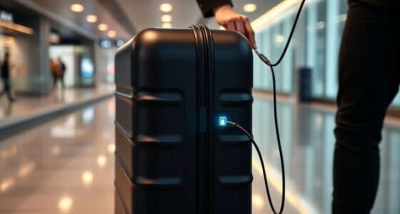 top carry on usb luggage