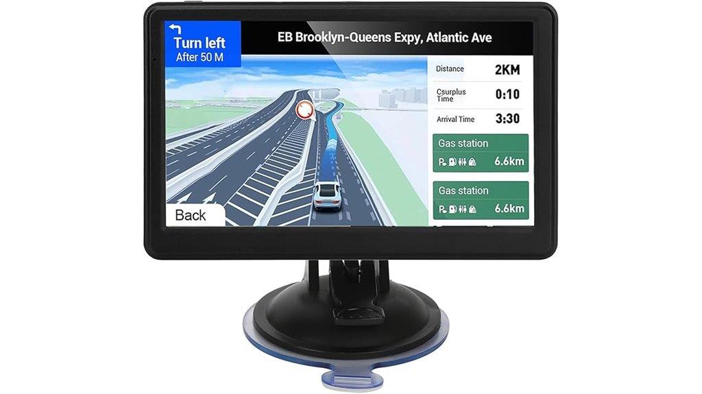 truck gps with touchscreen