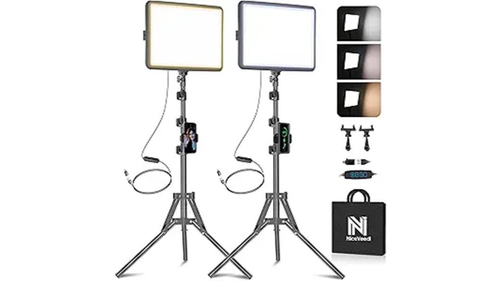 two led video lights