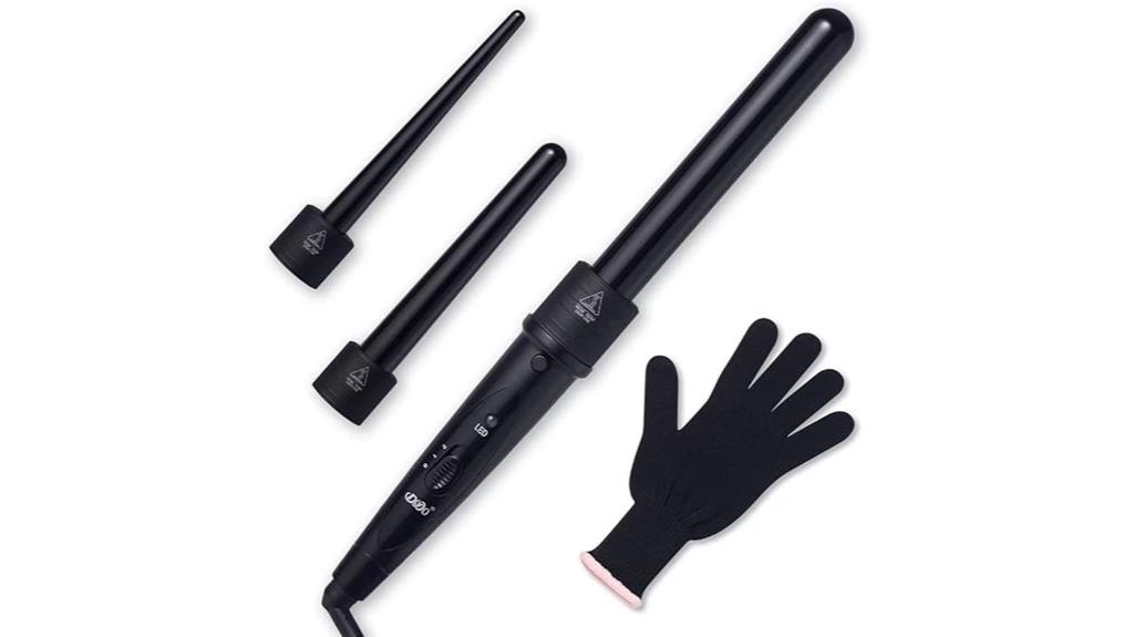 versatile 3 in 1 curling wand