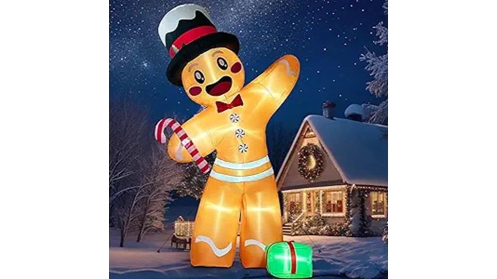 warm holiday inflatable decor