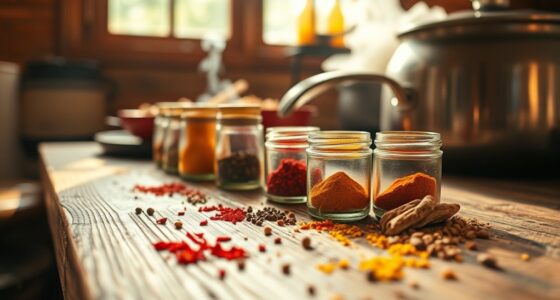 warm invigorating spicy scents