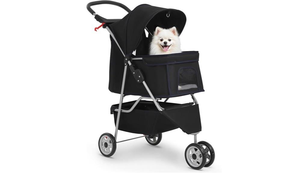 waterproof foldable pet stroller