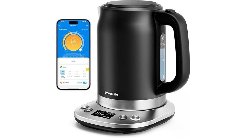 wifi alexa controlled electric kettle