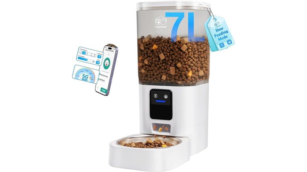 wifi controlled automatic cat feeder
