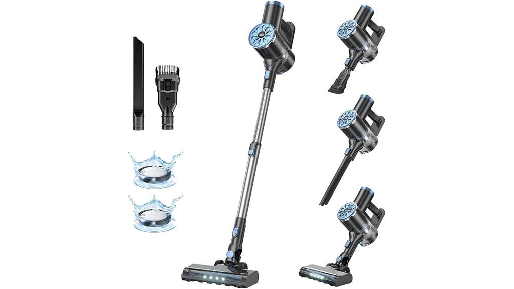 wireless self standing vacuum