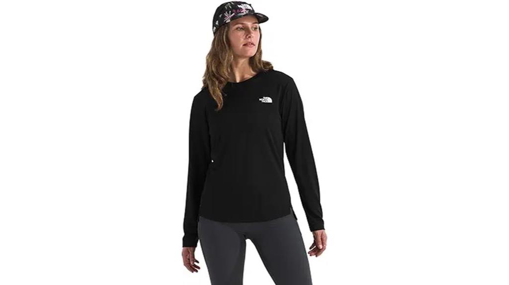 women s athletic long sleeve shirt