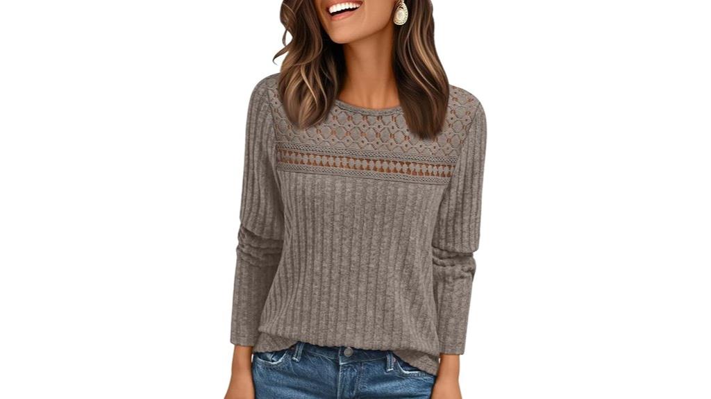 women s lace fall shirt