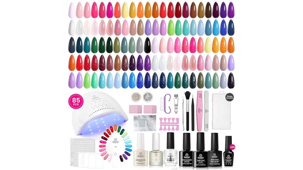 85 piece gel polish kit