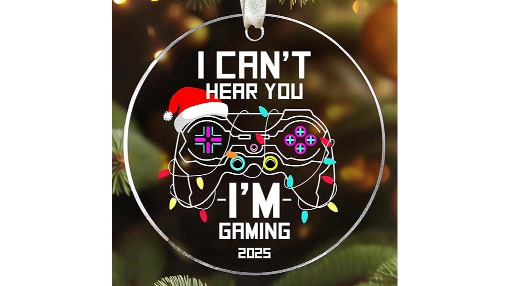 christmas video game ornaments