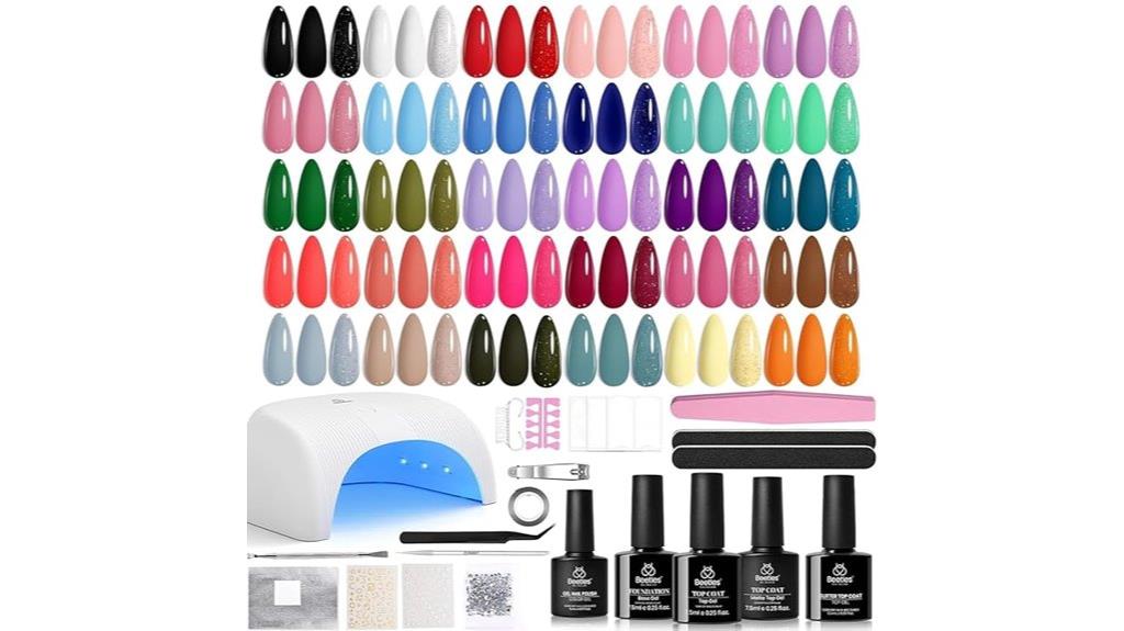 complete uv nail polish kit